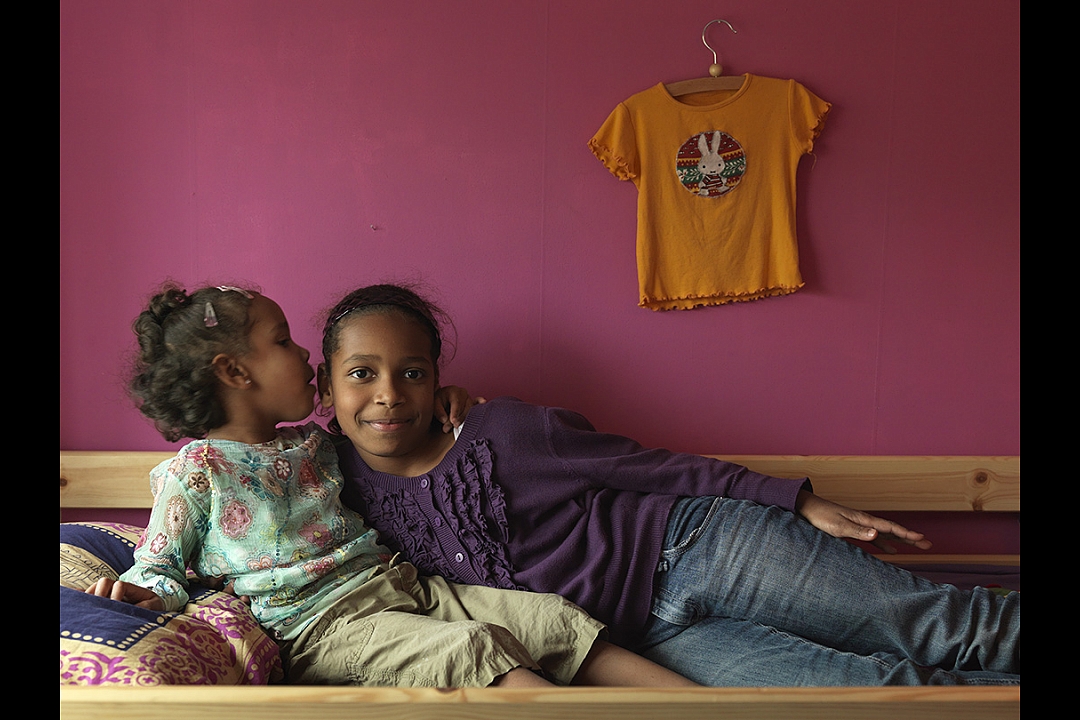 Rugia en Amina hebben een Nederlandse moeder en een vader uit Sierra Leone.