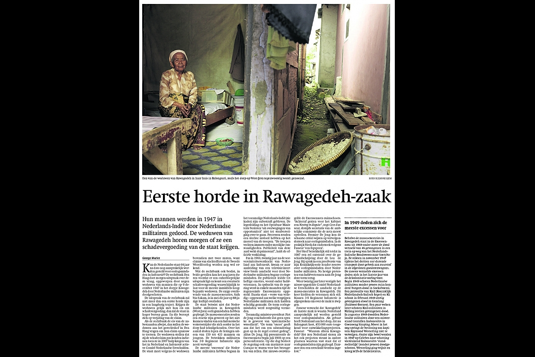 Trouw, August 23rd, 2010: Sometimes cases are statute-barred, sometimes they are not/ 
